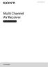 Multi Channel AV Receiver