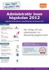 Administratör inom högskolan 2012 Inbjudan till konferens i Stockholm den 28-29 mars 2012