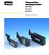 Pneumatiska riktningsventiler Serie Viking P2L-A, G1/8 P2L-B, G1/4 P2L-D, G1/2. Katalog 9127007721S-ul