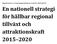 En nationell strategi för hållbar regional tillväxt och attraktionskraft 2015 2020