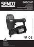 S65CNP COILNAILER Instruction manual RULLANAULAIN Käyttöohje (alkuperaisten ohjeiden käännös) SPIKPISTOL
