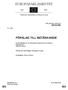 EUROPAPARLAMENTET. Utskottet för industrifrågor, forskning och energi FÖRSLAG TILL BETÄNKANDE