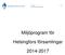 11.2.2014 1 (11) Helsingin seurakuntayhtymä. Miljöprogram för. Helsingfors församlingar