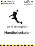 Mall för att arrangera en. Handbollsskolan