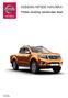 NISSAN NP300 NAVARA. Prislista, utrustning, tekniska data, färger 02-12-2015 SE-14C-0619