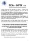 SEA - INFO 1-04 --------------------------------------------------