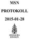 MSN PROTOKOLL 2015-01-28 HEDEMORA KOMMUN