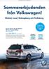 Sommarerbjudanden från Volkswagen!