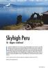 Skyhigh Peru 16 - dagars rundresa!