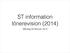 ST information lönerevision (2014) Måndag 03 februari 2014