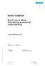 MORA KOMMUN. Noret norra, Mora. Översiktlig geoteknisk undersökning. Teknisk PM Geoteknik. Datum 2015-01-16 Uppdragsnummer 1320011644