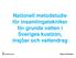 Nationell metodstudie för insamlingstekniker för grunda vatten i Sveriges kustzon, insjöar och vattendrag. Magnus Wallhagen