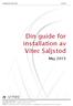 Din guide för installation av Vitec Säljstöd