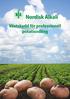 Nordisk Alkali. Växtskydd för professionell potatisodling