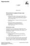 Datum 2009-06-09 Dnr 0901056. Bränslestrategi för övergång till förnybar energi