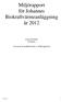 Miljörapport för Johannes Biokraftvärmeanläggning år 2012