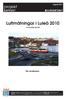 Luftmätningar i Luleå 2010