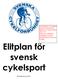 Elitplan för svensk cykelsport