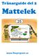 Tränarguide del 2. Mattelek. www.flexprogram.se