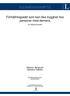 EXAMENSARBETE. Förhållningssätt som kan öka trygghet hos personer med demens. En litteraturöversikt. Monica Berglund Barbara Cabello
