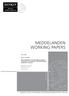 MEDDELANDEN WORKING PAPERS