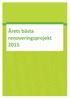 Sida 0 av 25. Årets bästa renoveringsprojekt 2015
