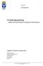 Utvärderingsunderlag - gällande Östersunds kommuns övergripande kvalitetsutmärkelse