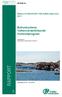 RAPPORT. Bohuskustens Vattenvårdsförbunds Kontrollprogram RESULTATRAPPORT FÖR ÅREN 2006 OCH 2011 2015-06-16. Uppdragsnummer: 14512220335