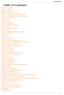 Lifesize Cloud Table of Contents