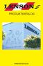 PRODUKTKATALOG. www.lensona.se