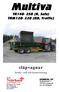 släpvagnar TR140-250 (R, Safe) TRM120-220 (HD, Traffic) bruks- och serviceanvisning Kotimäentie 1 32210 Loimaa kk tel. 02 7636520 Importör: