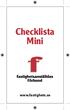 Checklista Mini www.fastighets.se