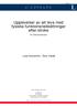 C-UPPSATS. Upplevelser av att leva med fysiska funktionsnedsättningar efter stroke