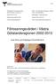 Förlossningsvården i Västra Götalandsregionen 2002-2013