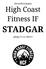 Idrottsföreningen. High Coast Fitness IF STADGAR. giltiga f.o.m 140213