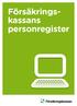 Försäkringskassans. personregister