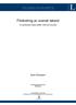 EXAMENSARBETE. Förändring av svensk takstol. En jämförelse mellan BABS 1946 och Eurokod. Karin Ericsson. Civilingenjörsexamen Arkitektur