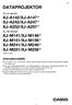 DATAPROJEKTOR XJ-A142/XJ-A147* XJ-A242/XJ-A247* XJ-A252/XJ-A257* XJ-M141/XJ-M146* XJ-M151/XJ-M156* XJ-M241/XJ-M246* XJ-M251/XJ-M256* XJ-A-serien