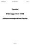 Textdel. Miljörapport år 2008. Avloppsreningsverket i Alfta