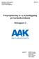 Förprojektering av ny kylanläggning på AarhusKarlshamn. Delrapport 2