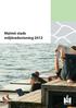 Malmö stads miljöredovisning 2012