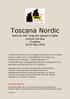 Toscana Nordic. Festival dell arte,del design e della cultura nordica II edition 10-24 May 2014