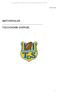 Copyright 2013 Touchdown Sverige, Inomhusligan Amerikansk Fotboll AB 2013 I 2014 MATCHREGLER TOUCHDOWN SVERIGE