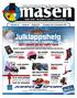 Etabl. 1976 Tel. 0250-713 85 www.masen.se Nummer 44 Vecka 49 Årgång 39 Onsdagen den 2 december 2015