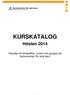 KURSKATALOG Hösten 2014