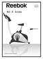 B2.5 bike. USER MANUAL Reebok-B 2.5-20110805