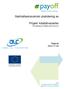 Samhällsekonomisk utvärdering av. Projekt Arbetslivscenter På uppdrag av Östersunds kommun. Rapport 2014-11-20. Utvärdering av sociala investeringar