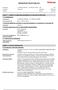SÄKERHETSDATABLAD. 1/11 Omarbetad: PU 1/500 BYGGSKUM - PU 1/750 BYGGSKUM. 2012-12-20 Produktnr.: