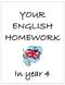 YOUR ENGLISH HOMEWORK