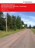 SAMRÅDSREDOGÖRELSE Väg 1000 genom Orsa, delen Lillån - Fryksåsvägen Orsa kommun, Dalarnas län. Vägplan 2014-12-19 Projektnummer: 102734
